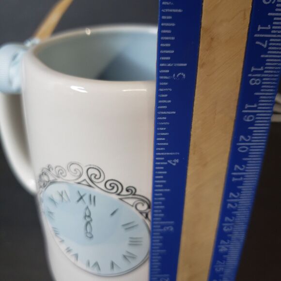 NEW Rae Dunn Disney Collectible Cinderella Up Til Midnight Blue Stoneware Mug - Picture 8 of 8